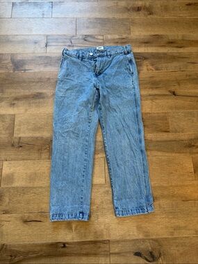 Obey Straight-Leg Light Blue Denim Jeans